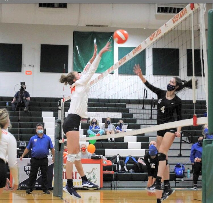 Lady Mustangs top North Lincoln to remain perfect